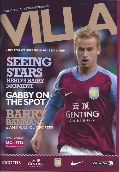 Aston Villa FC v Bolton Wanderers FC